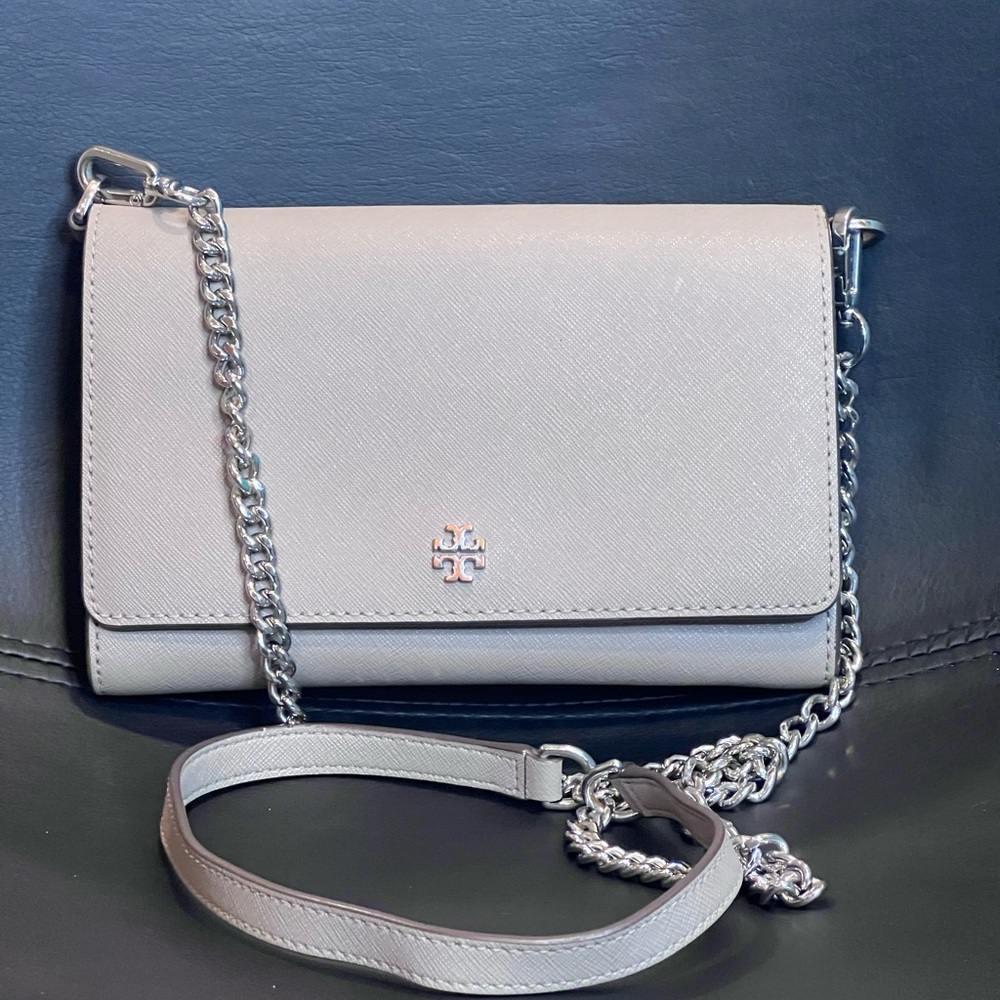 Tory Burch Gray Crossbody Bag